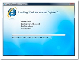 IE8-Installation
