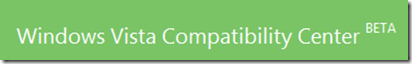 Vista Compatibility Center Beta