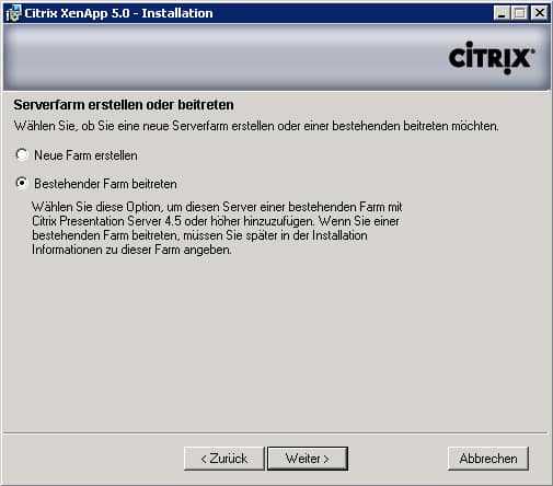 xenapp-serverfarm-beitreten xenapp-serverfarm-beitreten
