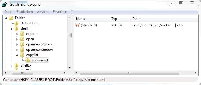 registry-dateiliste registry-dateiliste