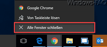 Windows Taskleiste Alle Fenster schließen