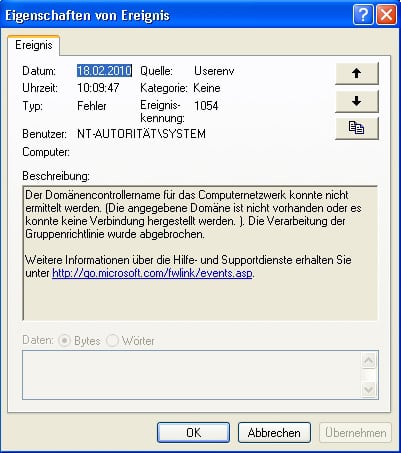 ereignis-1054 ereignis-1054