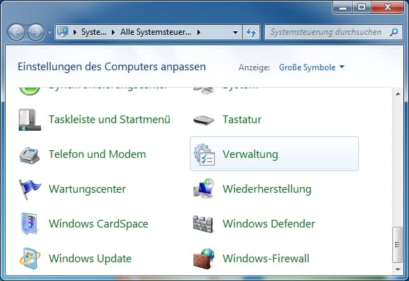 verwaltung-systemsteuerung
