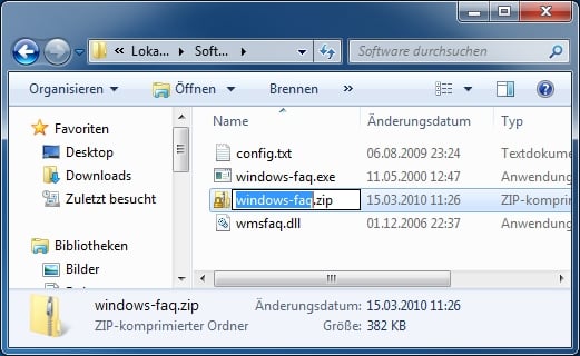 zip-erstellt
