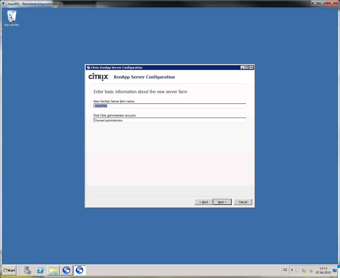 xenapp6-neue-serverfarm-name