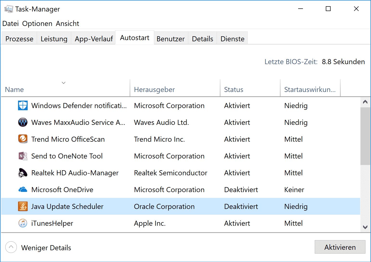 Java Update Scheduler