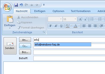 outlook_emailadressen_vorschlagen Bekannte E-Mail Adressen im Outlook als Empfänger vorschlagen