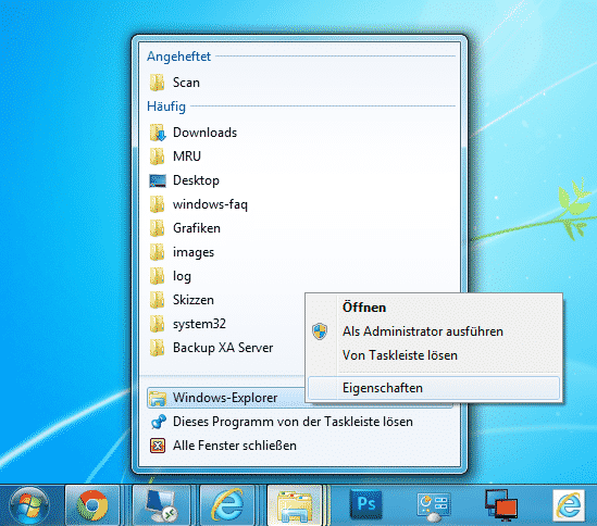 explorer_standardpfad Explorer Standardpfad