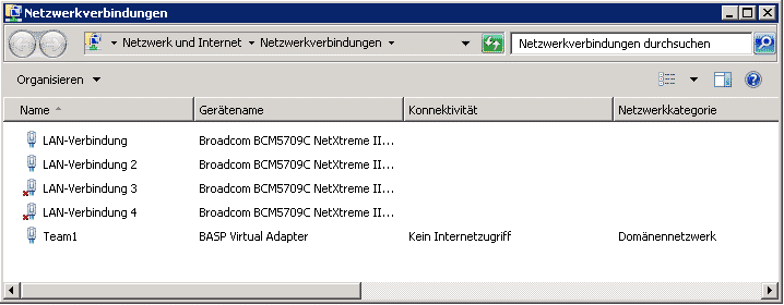Teaming von Netzwerkkarten Teaming von Netzwerkkarten
