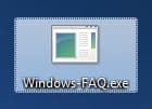 Windows FAQ Exe Datei EXE Datei