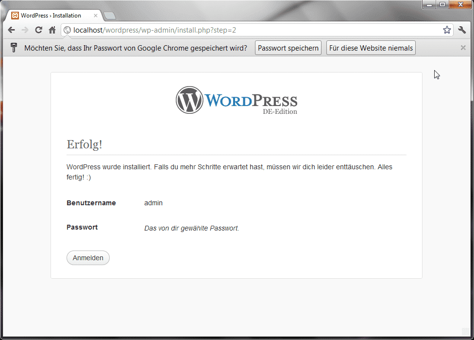 WordPress Erfolg WordPress Erfolg