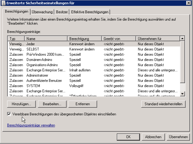 AdminSDHolder Active Directory