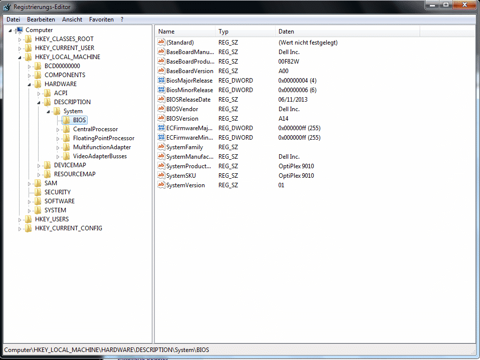 Dell Bios Version abfragen Dell Bios Version abfragen