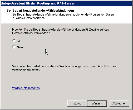 Routing & Ras einrichten Teil 3 Routing & Ras einrichten Teil 3