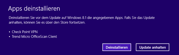 Apps deinstallieren Apps deinstallieren