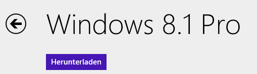 Windows 8.1 Pro herunterladen