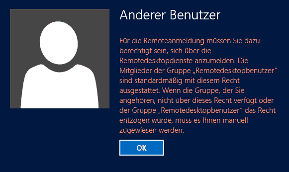 RDP für lokale Administratoren verhindern