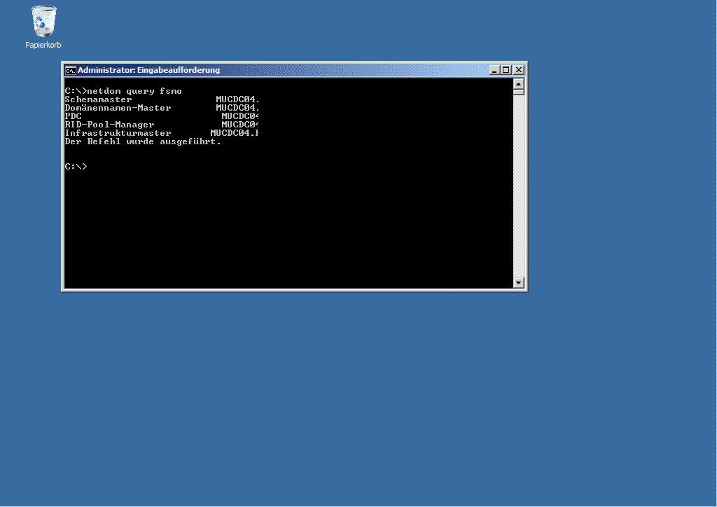 netdom query fsmo ok