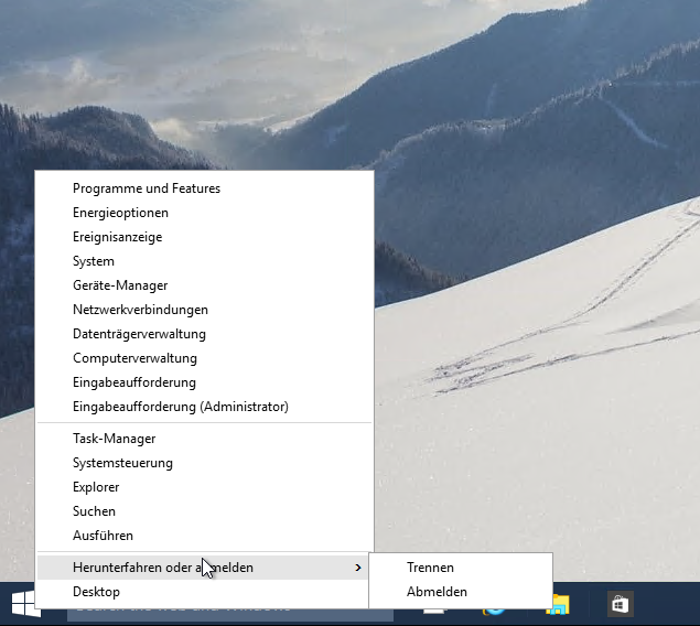 Windows 10 Herunterfahren RDP
