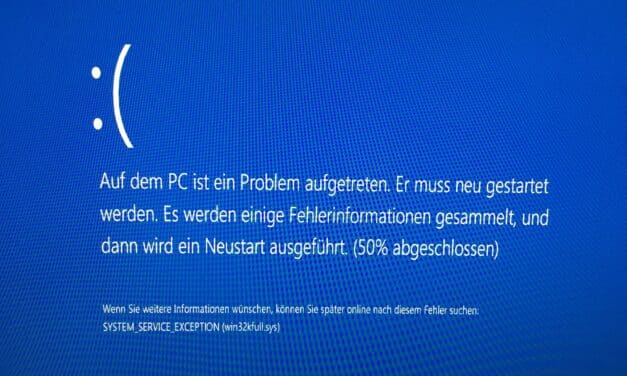BlueScreen unter Windows 10 (SYSTEM_SERVICE_EXCEPTION  win32kfull.sys)