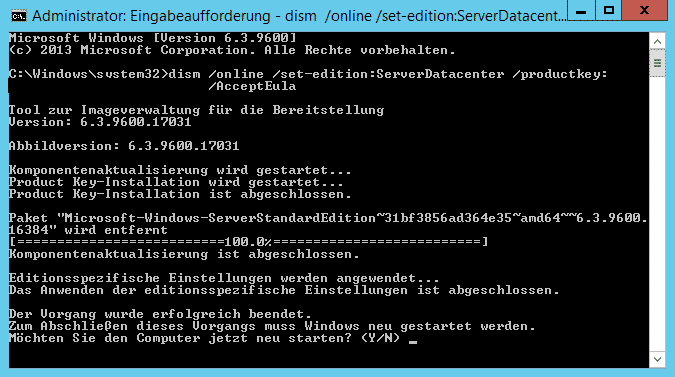 dism datacenter