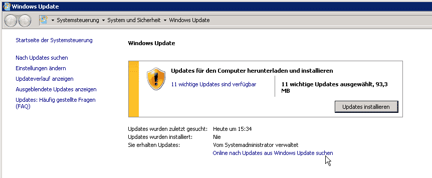 Windows Update ok