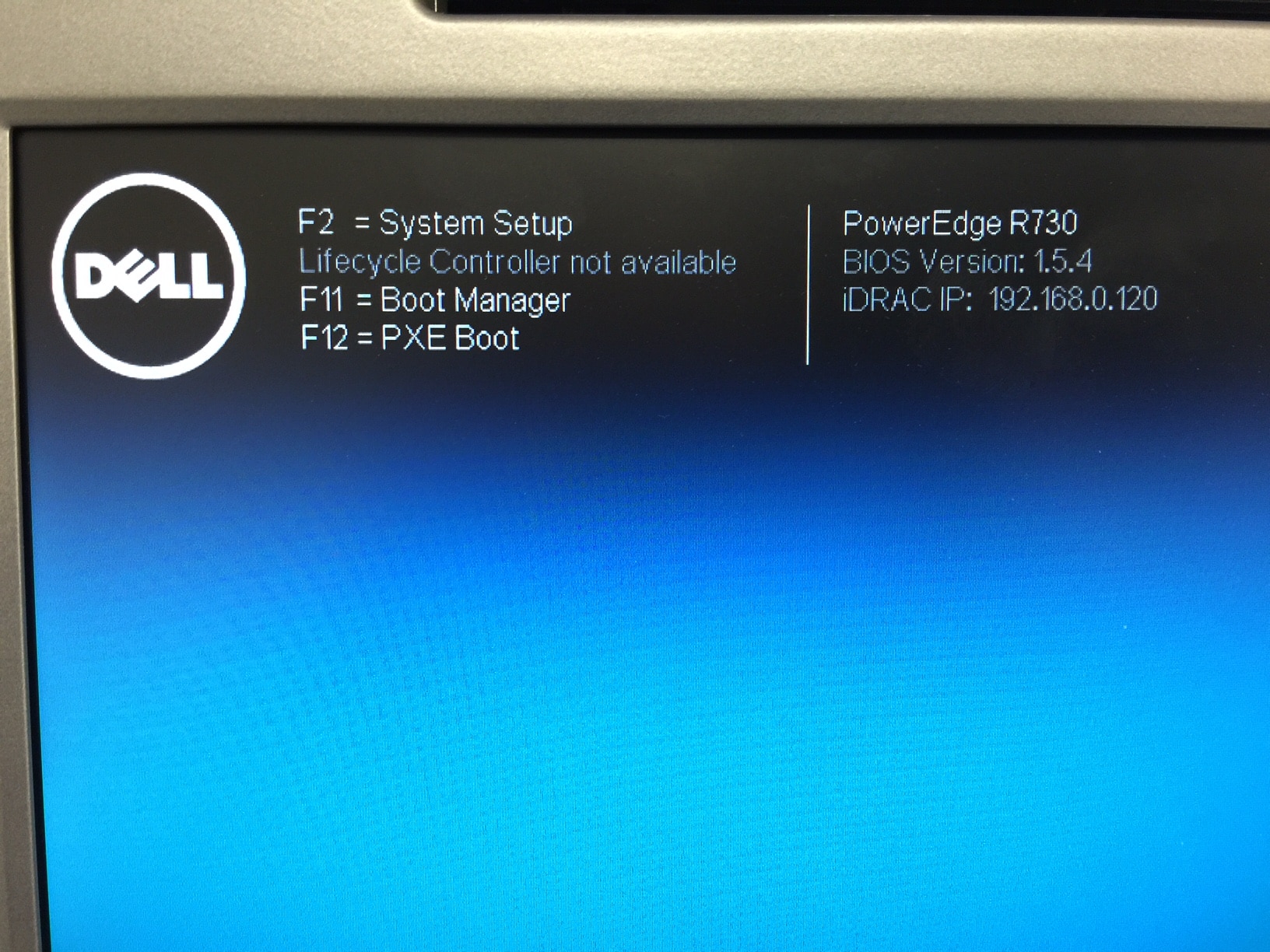 Dell Lifecycle Controller not available