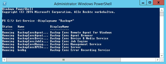 PowerShell Get-Service