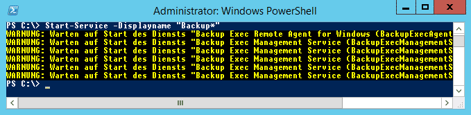 PowerShell Start-Service
