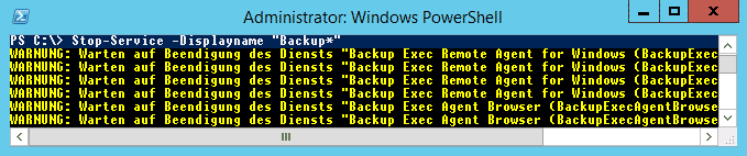 PowerShell Stop-Service