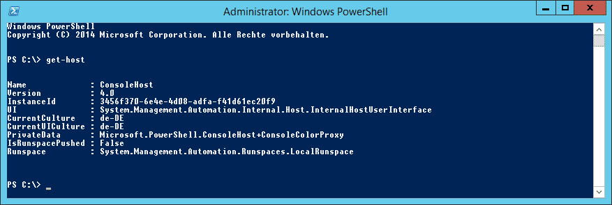 PowerShell Version 4.0