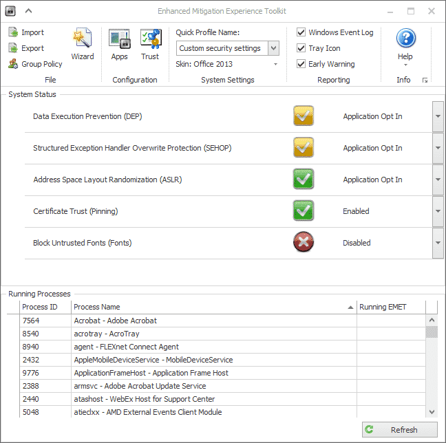 Enhanced Mitigation Experience Toolkit