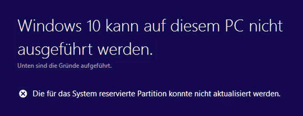0xc1900201 Fehlercode