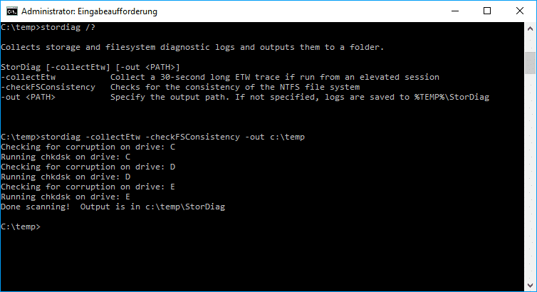 Stordiag.exe Windows 10