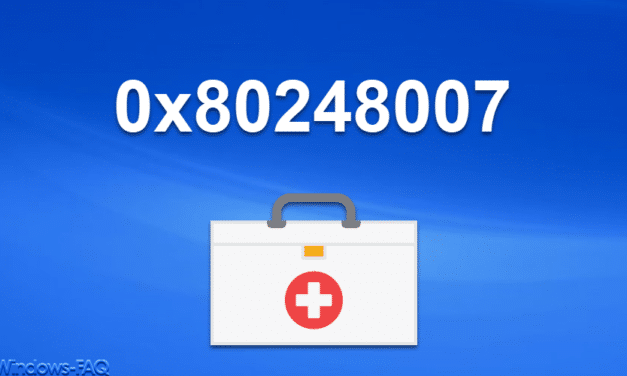 0x80248007 Fehlercode beim Windows Update