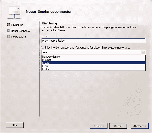 exchange-2010-neuer-empfangsconnector-allow-internal-relay