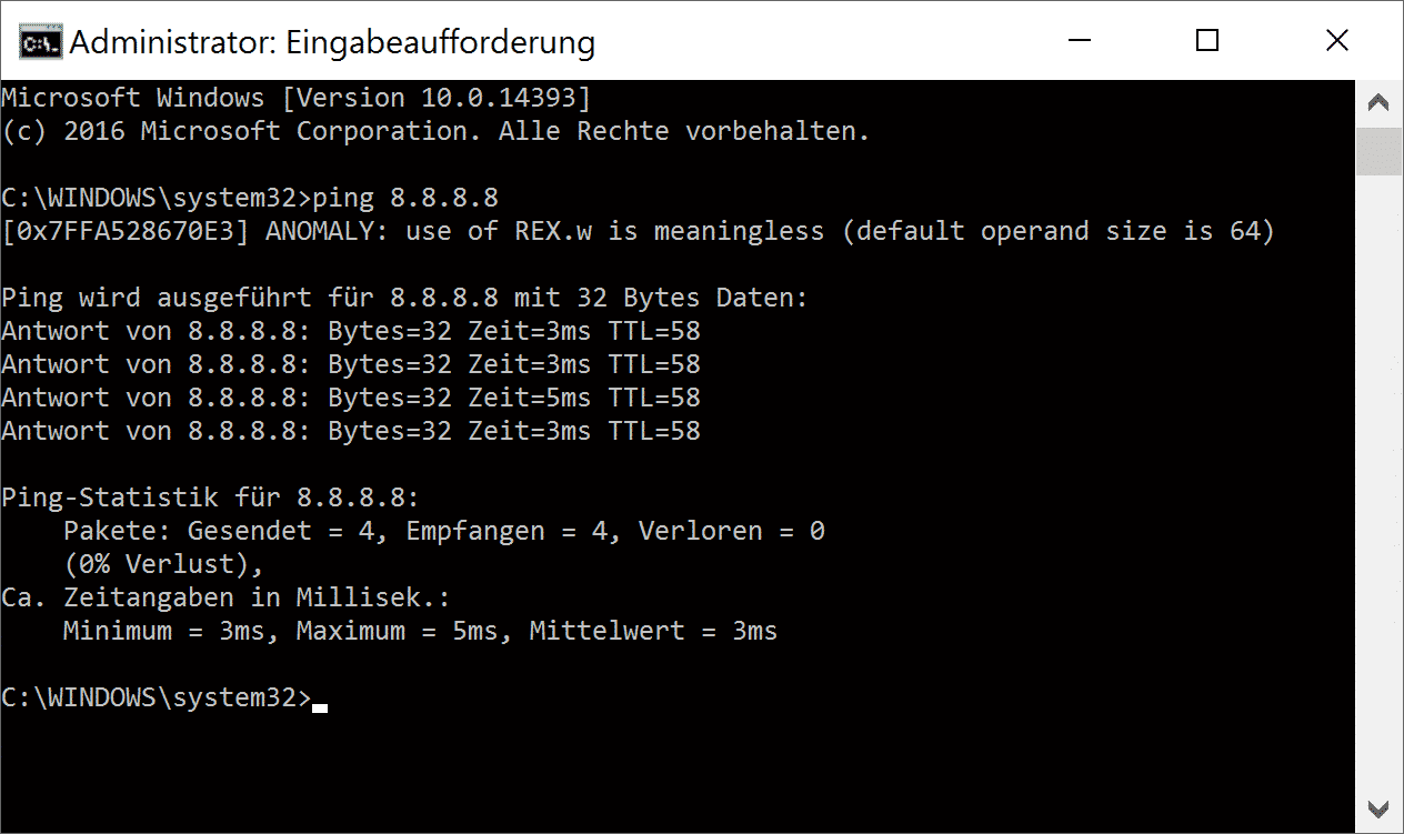 ping-0x7ffa528670e3-anomaly-use-of-rex-w-is-meaningless