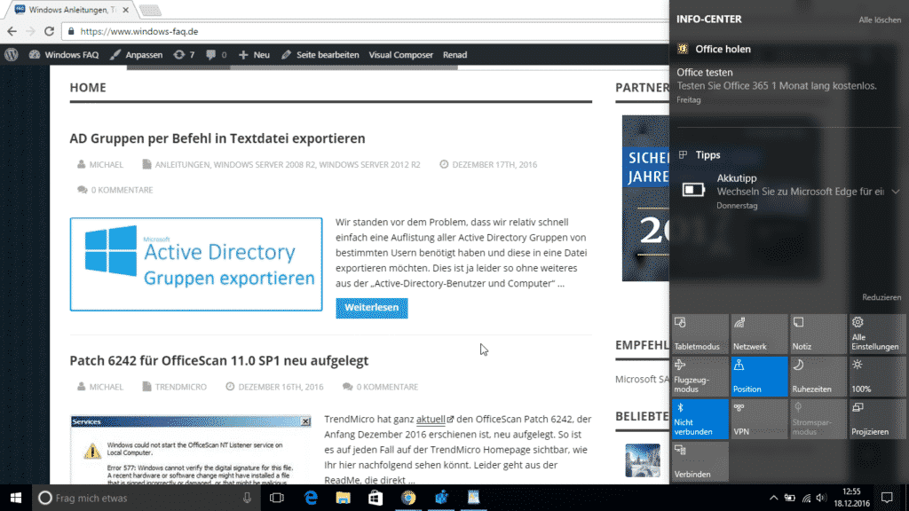 info-center-immer-im-vordergrund-halten-windows-10