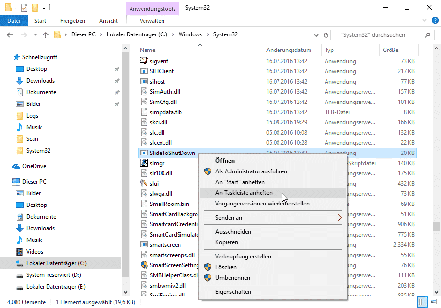slidetoshutdown-an-windows-10-taskleiste-anheften