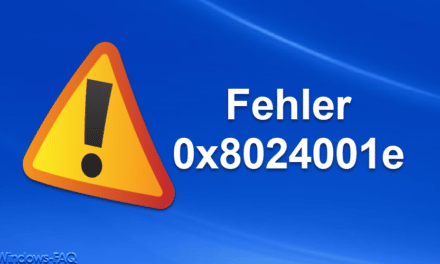 Fehler 0x8024001e