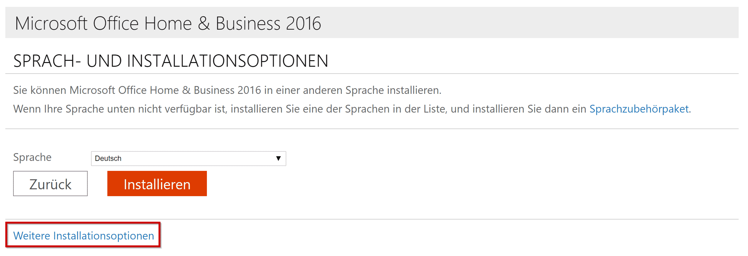 office-weitere-installationsoptionen
