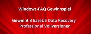 Gewinnspiel – Gewinnt 3 Vollversionen vom EaseUS Data Recovery Wizard Professional