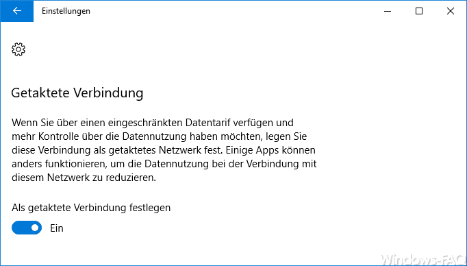 Getaktete Verbindung