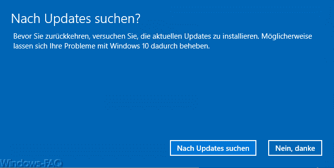 Nach Updates suchen?