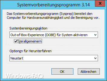 Windows Server 2012 R2 clonen – SYSPREP