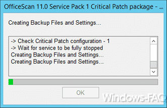 OfficeScan Creators Update Patch Installation
