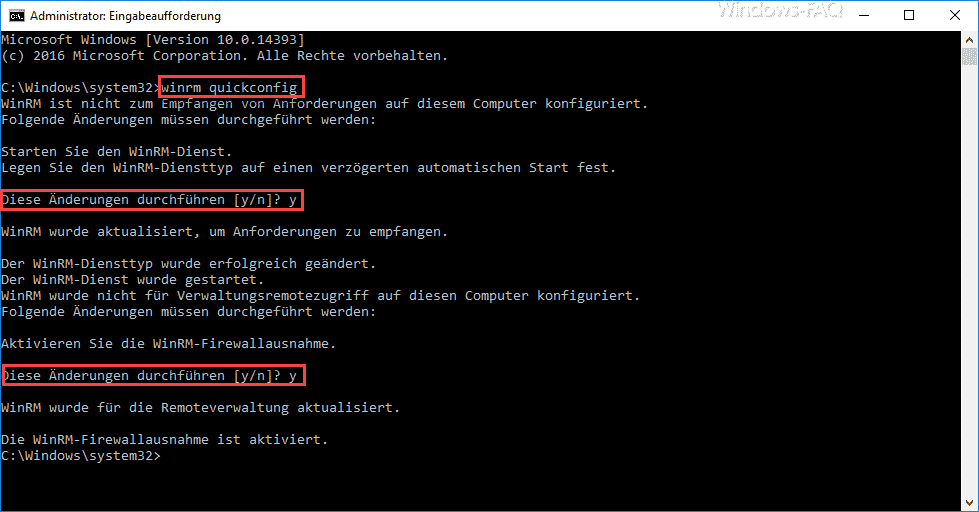 Mit WINRM den Windows Client für Remote PowerShell Kommandos vorbereiten
