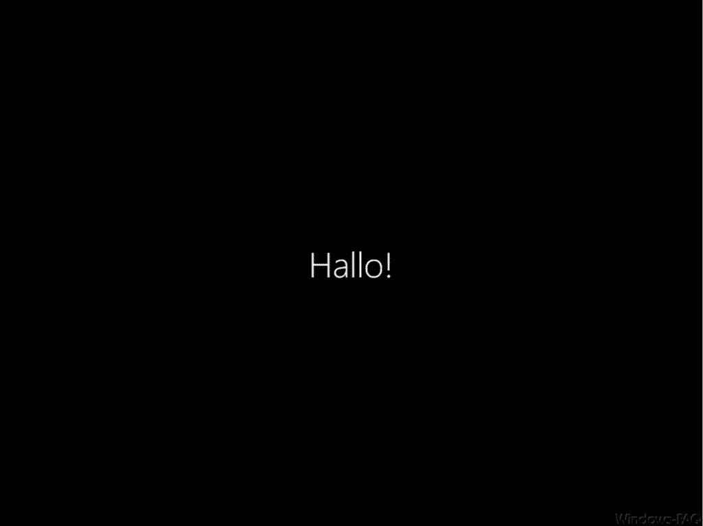 Hallo Windows 10