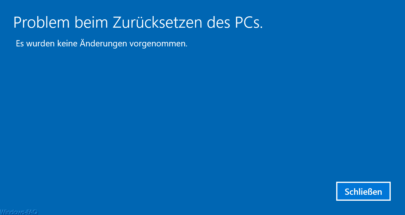 Surface 4 Pro – Problem beim Zurücksetzen des PC´s – USB Bootprobleme