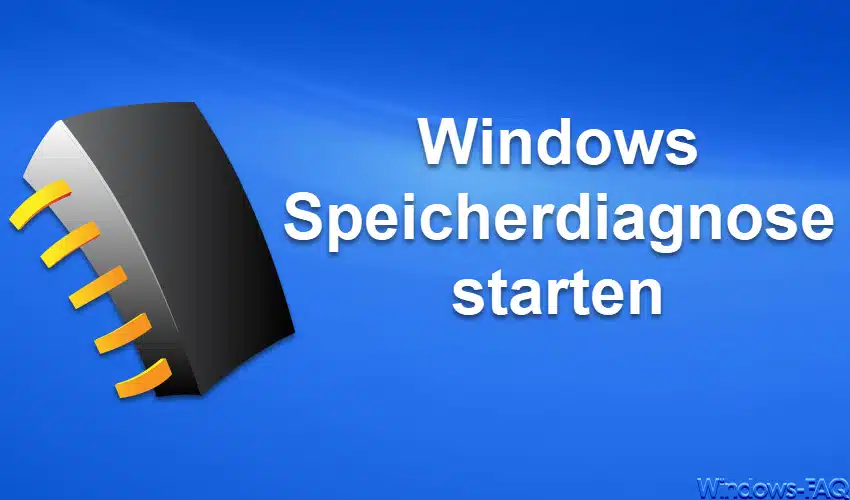 RAM Diagnose mit MDSCHED (Windows-Befehl)